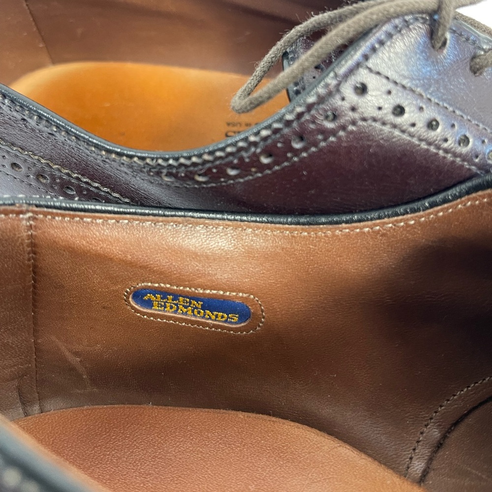 Brown Leather Dress Shoes - Picture 5 of 9